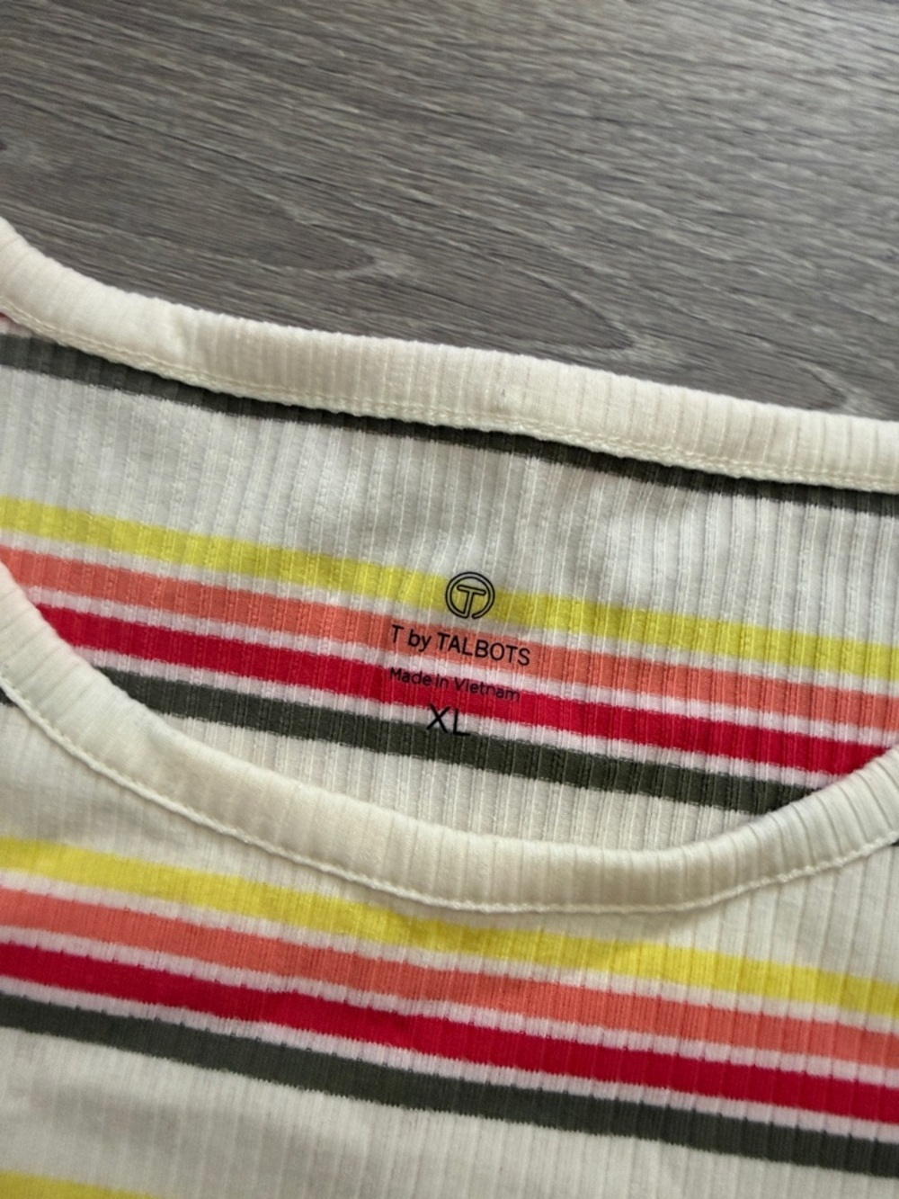 Talbots Striped top NWT - Picture 4 of 6
